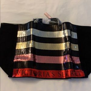 Victoria’s Secret sequin tote bag new with tags